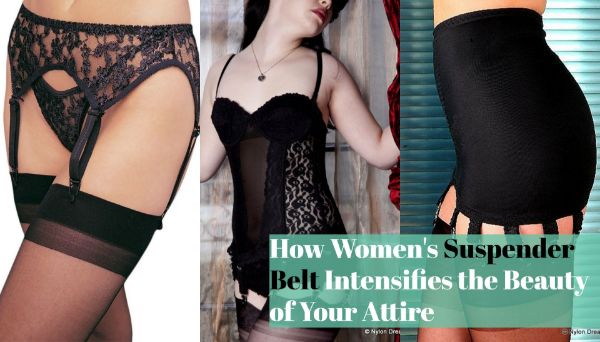 Checkout How Women's Suspender Belt Intensifies the Beauty of Your Attire